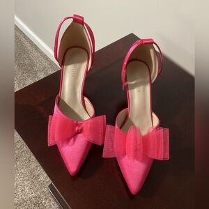 Pink Heel Shoe Women Liuruijia Size 9 Barbie Sweet Wedding Valentines Spring
